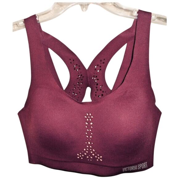 NWOT Victoria's Secret SPORT Angel Max Support Sports Bra Mauve Size34DD - Picture 2 of 6